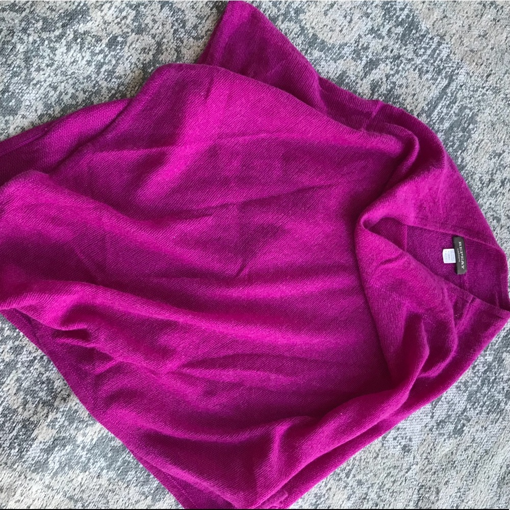 100% cashmere poncho